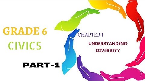 Grade 6 Civics - Chapter 1: Understanding Diversity - Part 1