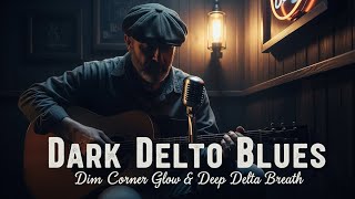 Dark Delta Blues | Dim Corner Glow & Deep Delta Breath #BluesMusic #SoulfulVibes