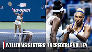 Serena and Venus Williams are on another level Incredible point in the first set 2026 US Open