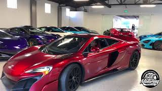 McLaren 675LT Cold Start and Exhaust Sound. McLaren Charlotte