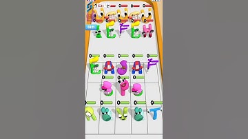 MERGE ALPHABET LORD RUN Merge Battles GamePlay #alphabetlore