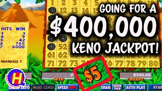 HighLimit KENO! Going for a $400,000 Jackpot! #KENONATION