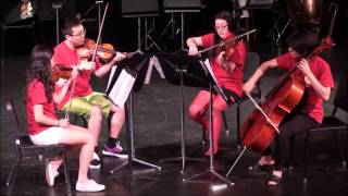 MITC 2013 Intern String Quartet. Mendelssohn at Chamber Concert.