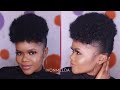 DIY Simple And Sleek Afro Natural Hair-do Tutorial- Natural hair tutorial