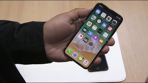New  Apple iPhone X first look