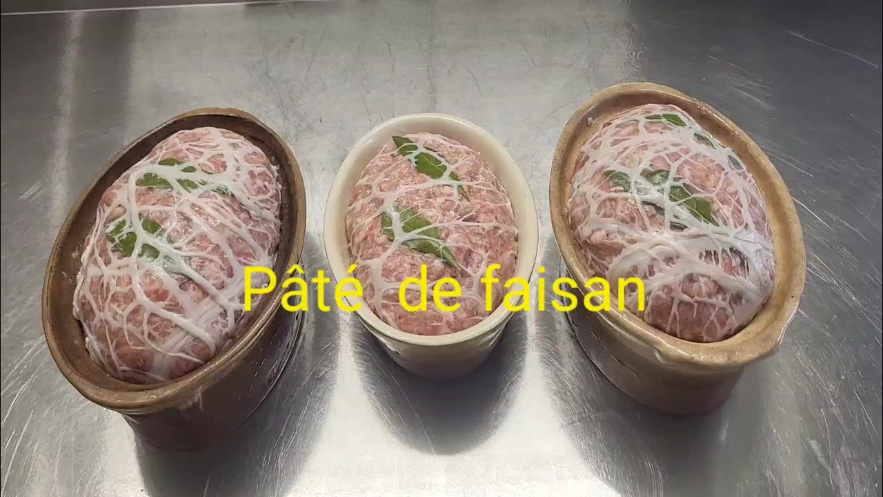 Pâté de faisan maison