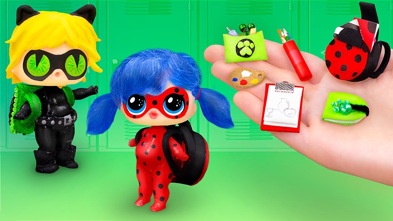 20 LOL Verrassing en Knutsels / Ladybug Cat Noir - YouTube