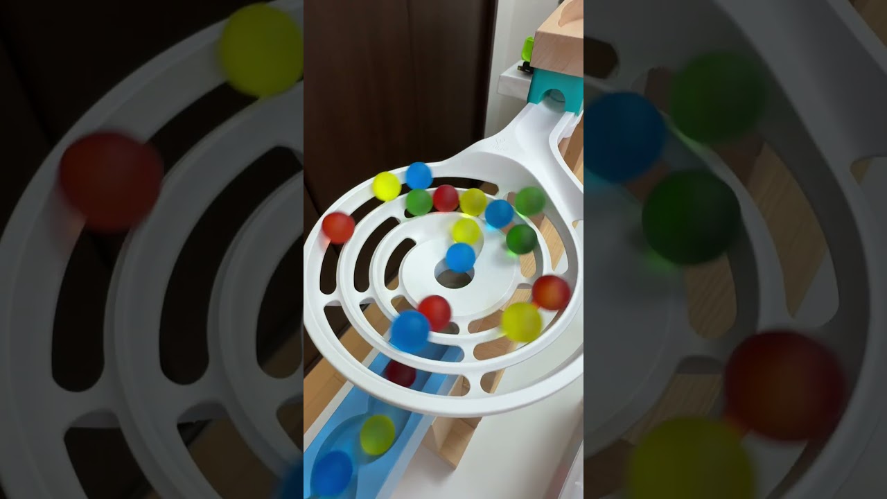 Marble Run 262 マーブルラン Colorful Marbles #ビー玉転がし #marblerace #マーブルラン #marblerun #asmr #haba #小さな大工さん