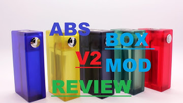 ABS V2 style unregulated box mod from cigreen