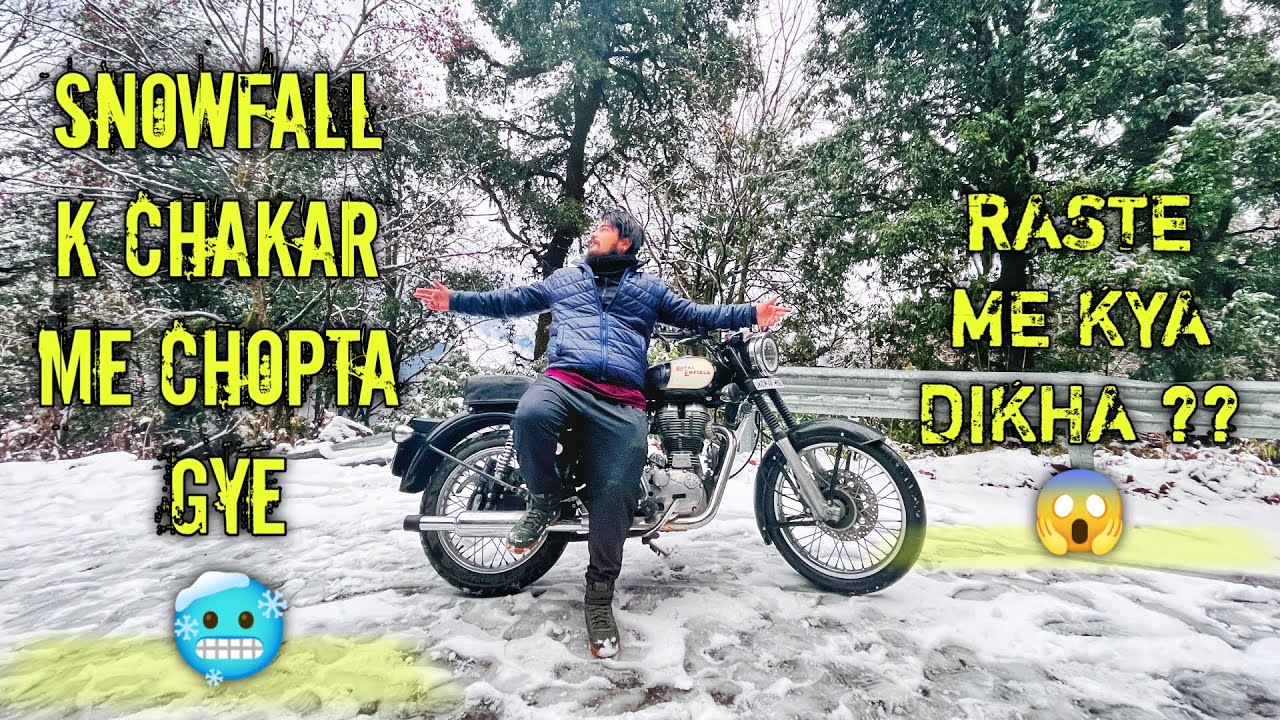 Snowfall dekhne pahuche CHOPTA🥶 | Fun Ride | Raste me mili Ambulance😱😱😱