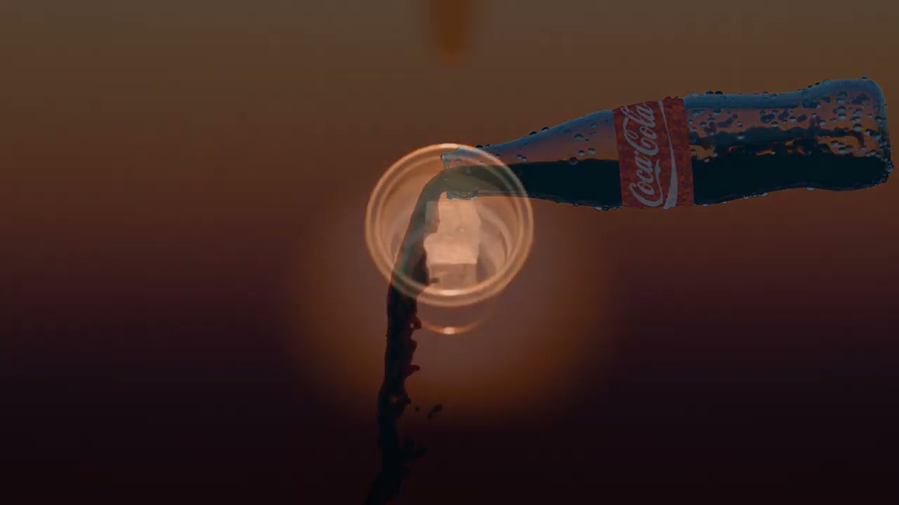 Coca-Cola 3D Animation | Blender Render | Realistic Product Showcase