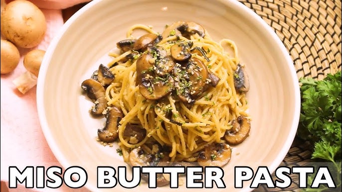 Butter Garlic Miso Noodles with Mushrooms - Carmy - Easy Healthy-ish Recipes