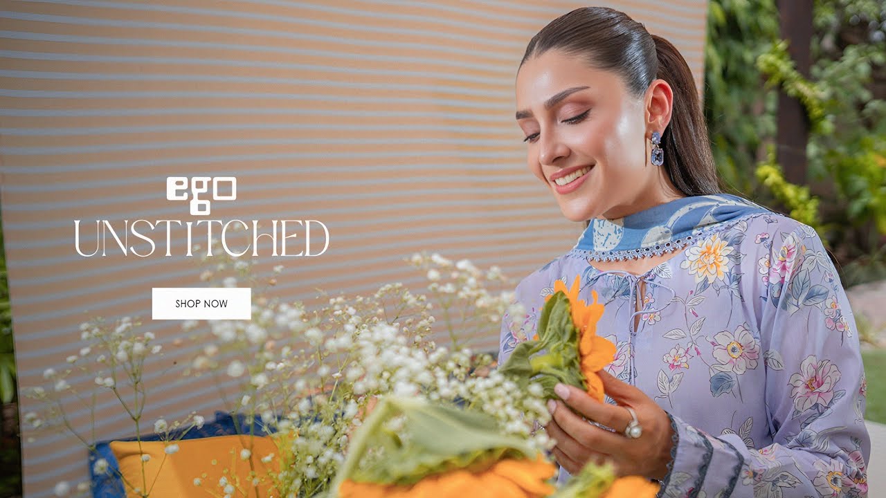 Wear Ego Unstitched Summer Lawn Collection 2025 | Ego x Ayeza Khan | Ego Printed Lawn Collection'25