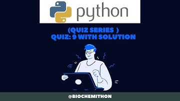 Quiz:9 - function concept | Quiz With Solution | Python Quiz Series