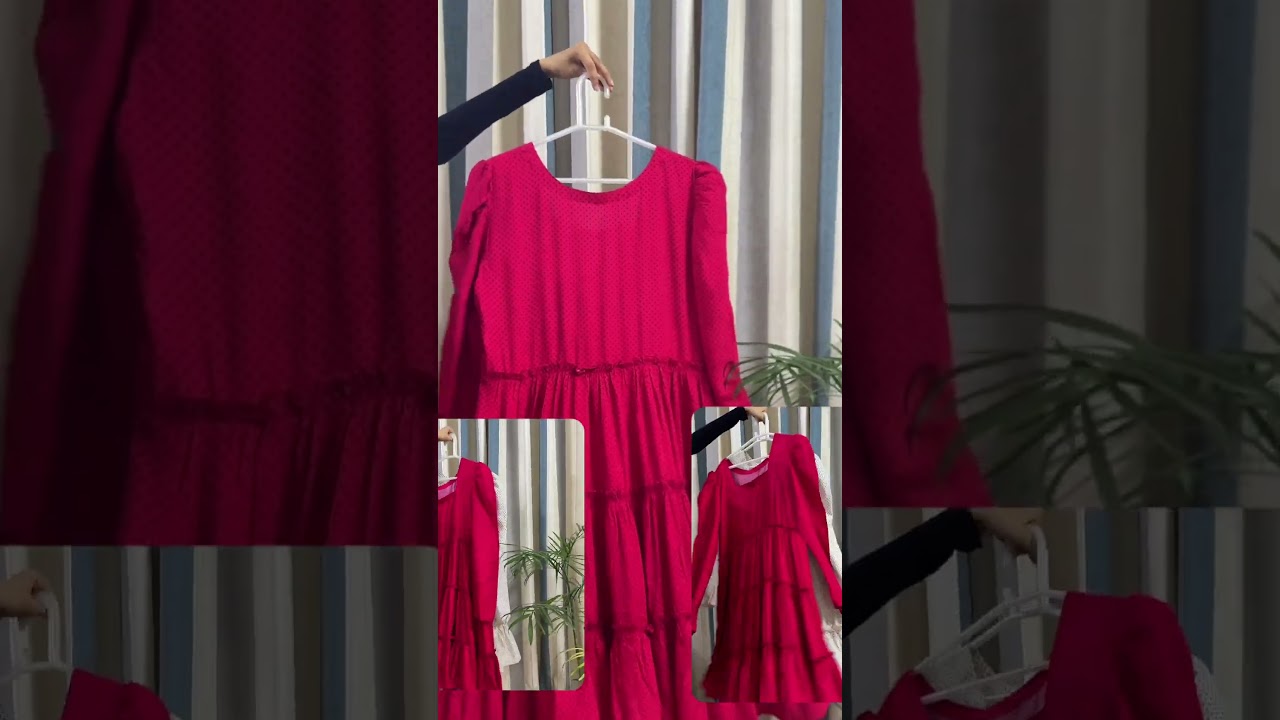 Demure Fashion Polka Dots Korean Style Frocks 