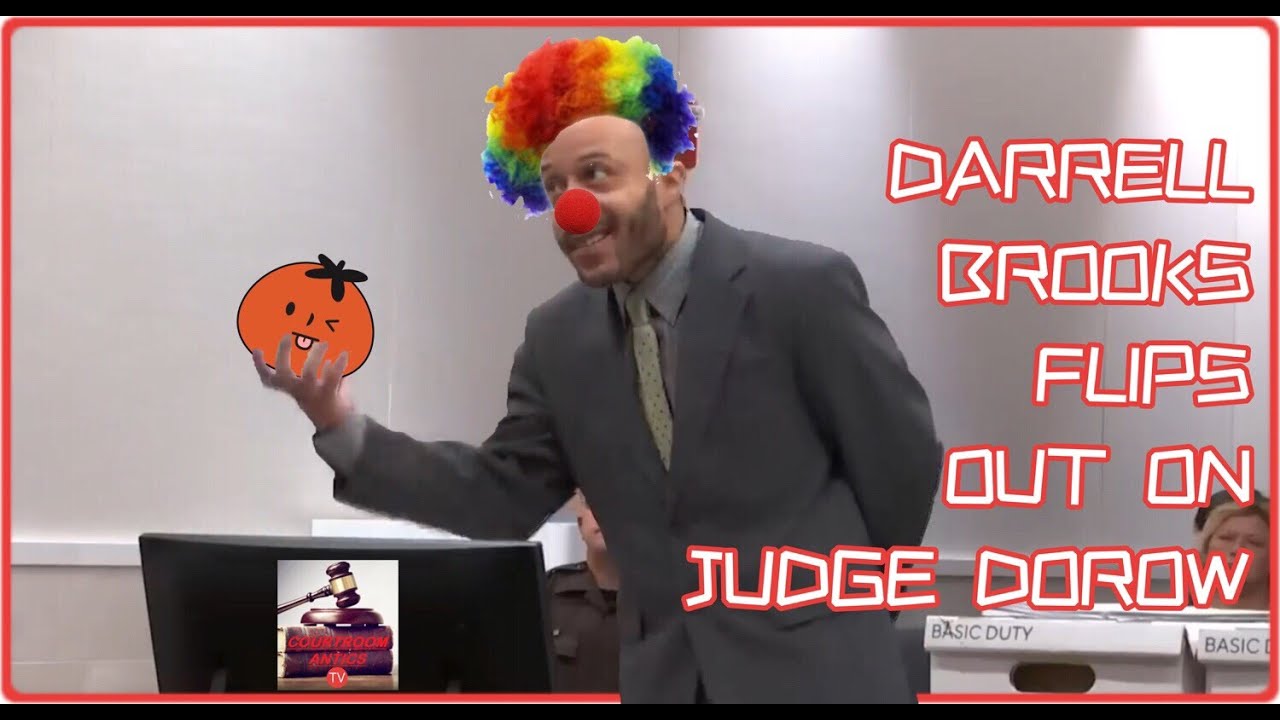 DARRELL BROOKS FLIPS OUT ON JUDGE
