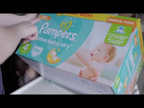 Распаковка Pampers Active Baby-Dry Maxi 8-14 кг 106 шт из Rozetka.com.ua