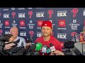 Trea Turner talks about his roller coaster night against the Dodgers