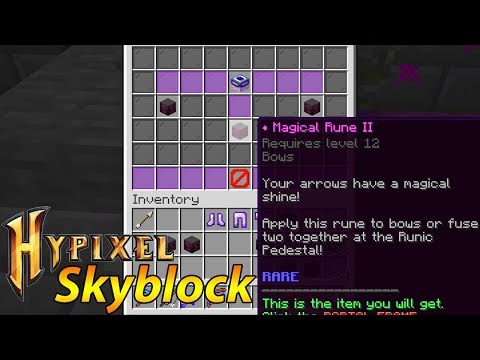 Level 3 Rune! Runecrafting! - Minecraft Hypixel Skyblock #33