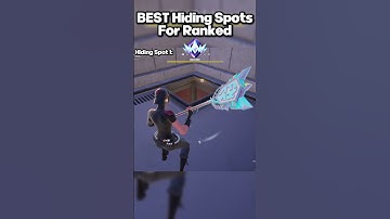 BEST Hiding Spots To Reach Unreal Rank! 🏆 #fortnite #shorts