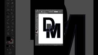 D + M logo Design Tutorial |Adobe Illustrator