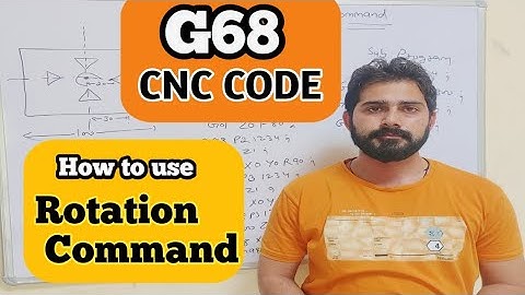 g68 cnc code | g68 rotation code | g68 & g69 code | how to use rotaion command in cnc programming