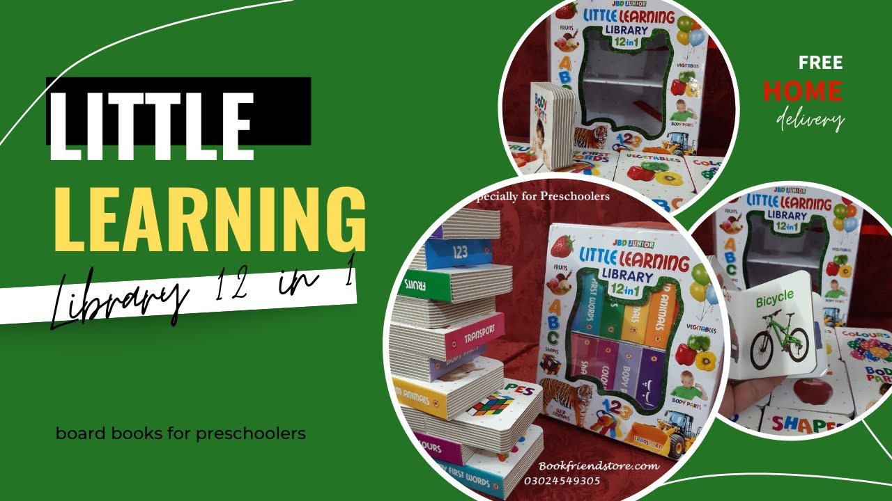 Little Learning Box jbd little learning library 12 in 1 box for kids preschoolers - YouTube