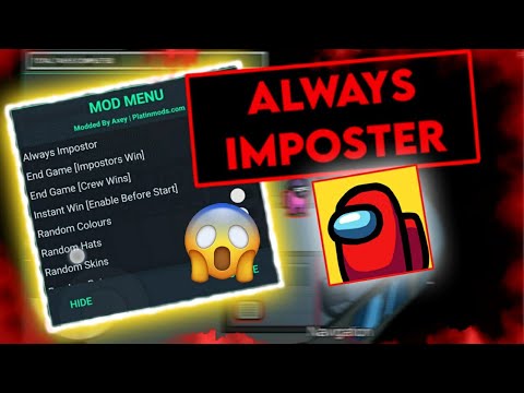 AMONG US MOD MENU, ALWAYS IMPOSTOR, NOCLIP!! [Steam/Cracked PC