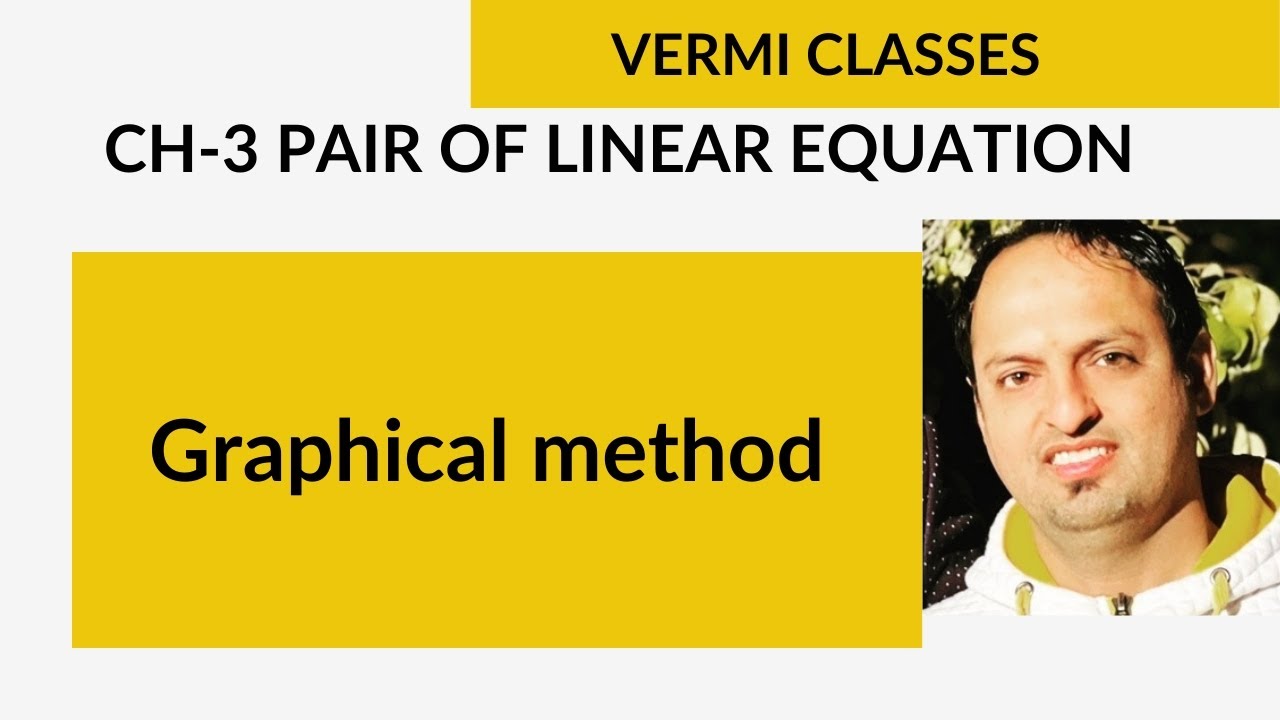 Graphical method for solution of pair of linear equation in two ...