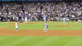 Justin Turner Walk Off 3 Run Homerun NLCS Game 2 Against Chicago Cubs. Go Dodgers!!!