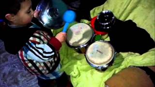 Percucion y mas  Agustin 2 años