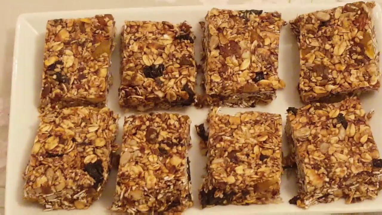 أصابع الشوفان الطاقة جرانولا بدون فرن صحية و مغدية ومفيدة جدا للصغار والكبار والرياضيين 👍 granola