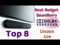 Top 8 Dolby Soundbars Under 20k | 2019