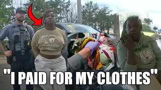 Two Women With 100K Luxury Car Gets Busted For Stealing Thousands In Clothes!