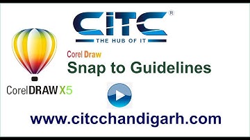 Tutorial video on Snap to guidelines in Corel Draw
