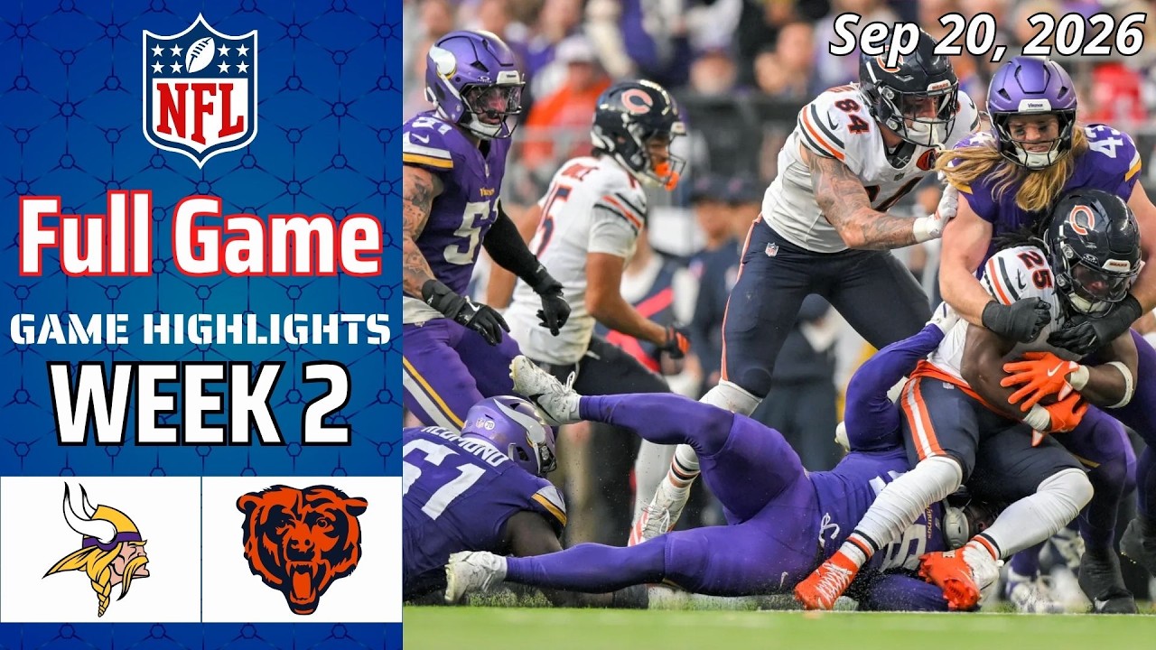 Bears vs. Vikings Full Game Highlight | Sep 20 | NFL 2026 | Week 2