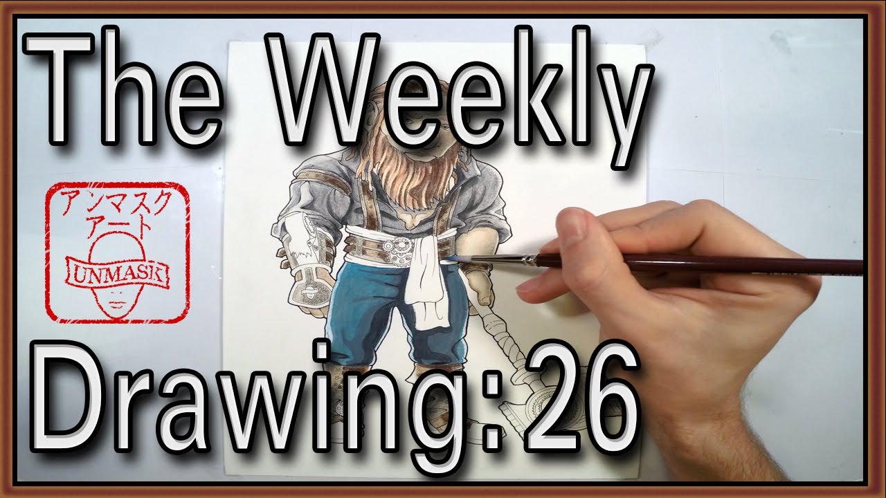 unmasked Weekly Drawing 26: Coloring Gnome