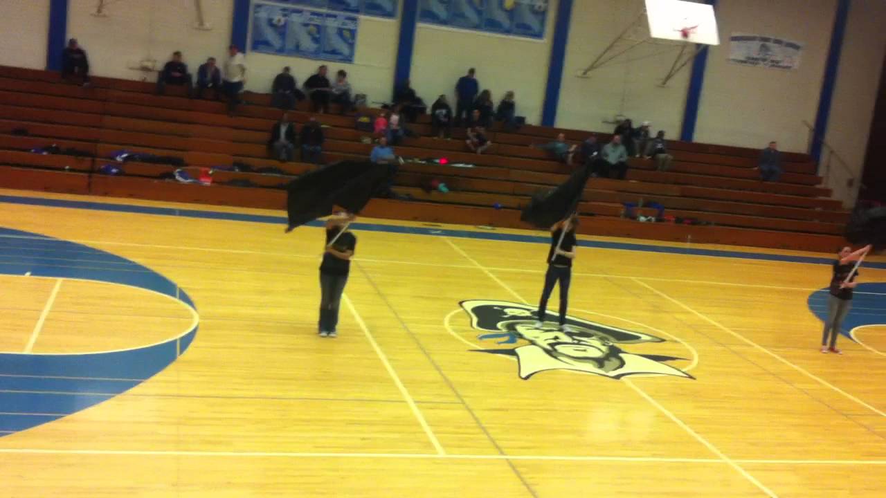 Wheatland Union High School color guard lights/skrillix remix 2013