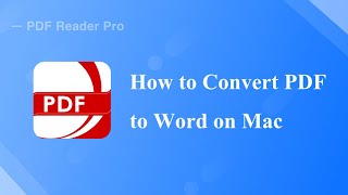 How to Convert PDF to Word on Mac  | PDF Reader Pro screenshot 5
