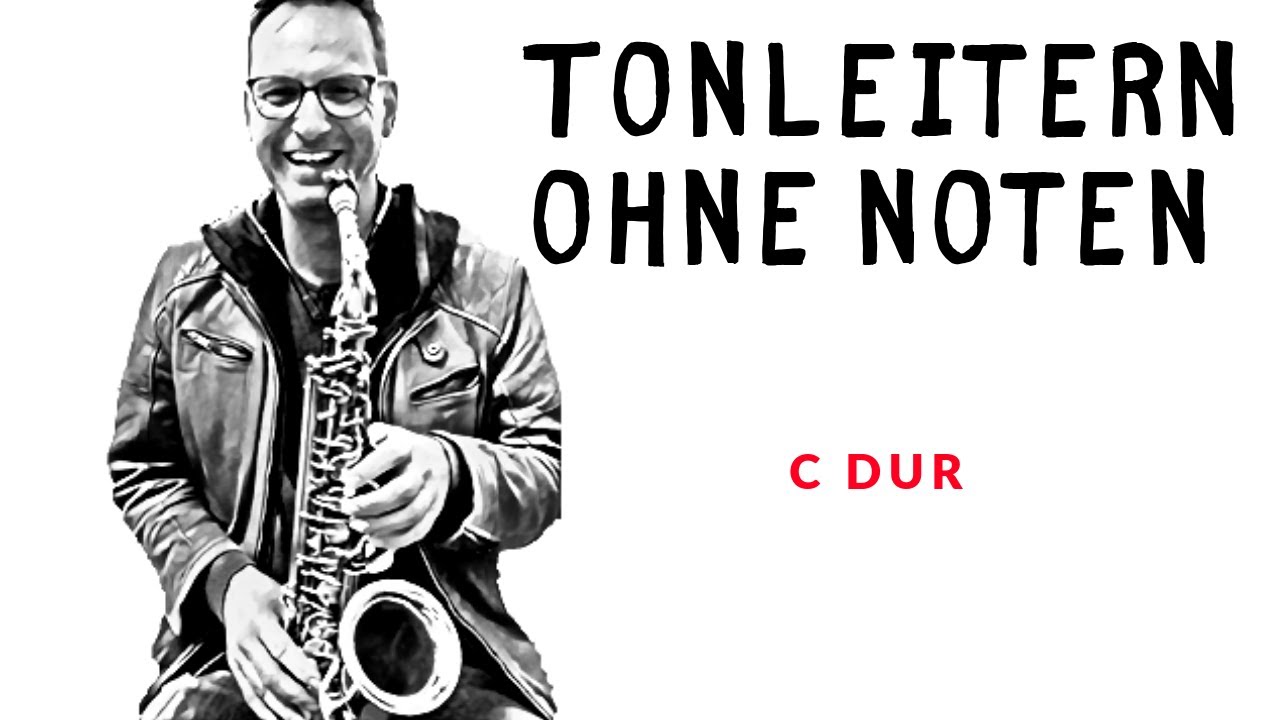 C Dur Tonleiter mit dem Alt-Saxophon spielen - Tonleitern ohne Noten - Daily Sax #165