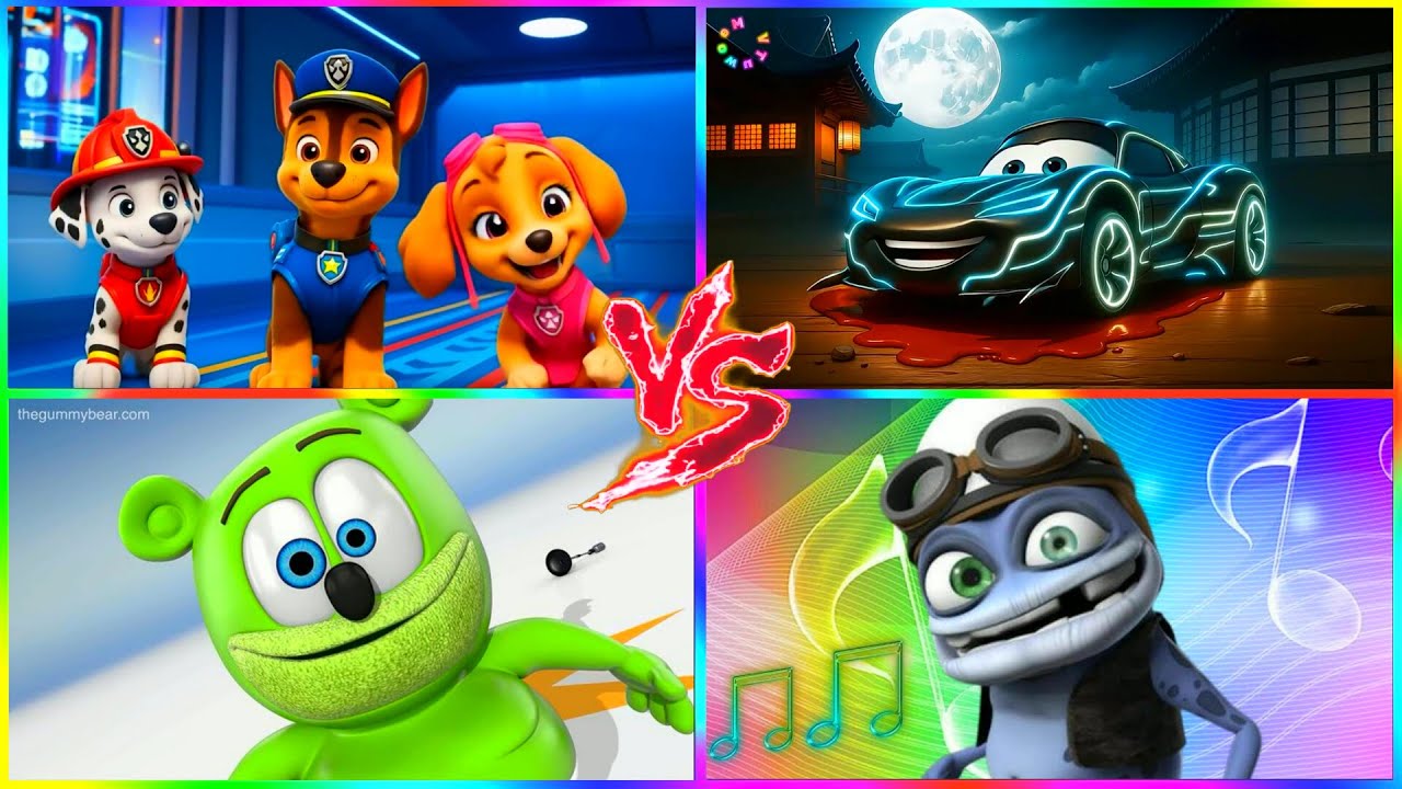 Tiles Hop EDM Rush.EXE - Paw Patrol 🆚 Brainroot Mcqueen 🆚 Gummy Bear 🆚 Crazy Frog  🎶 Tiles Hop EDM