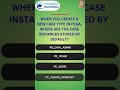 Pega Short Quiz: Case Type Storage Explained!