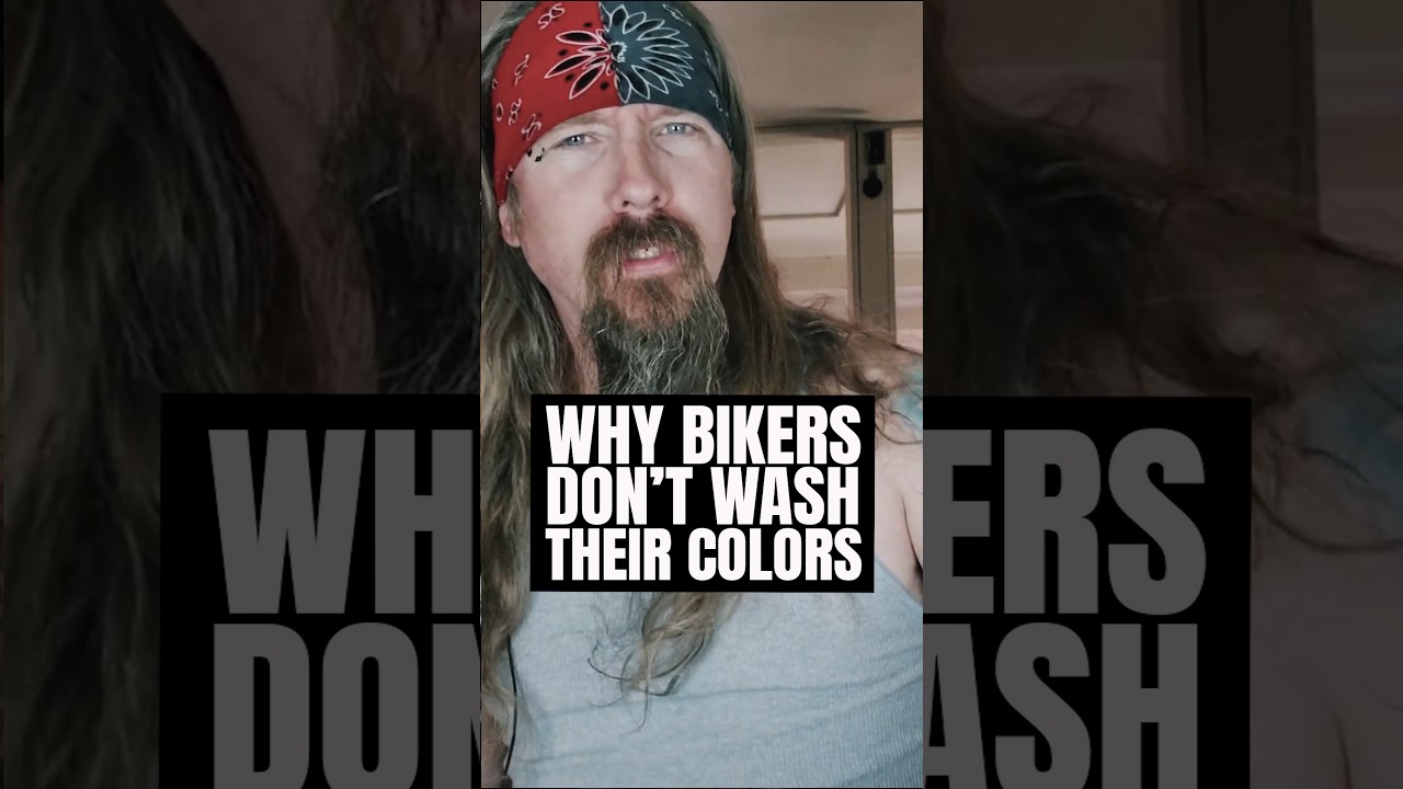 Why Real Bikers NEVER Wash Their Colors 🤫 #demonsrow #biker #motorcycle