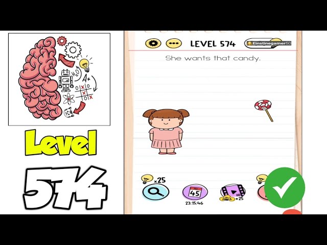 Brain test level 574 Solution - YouTube