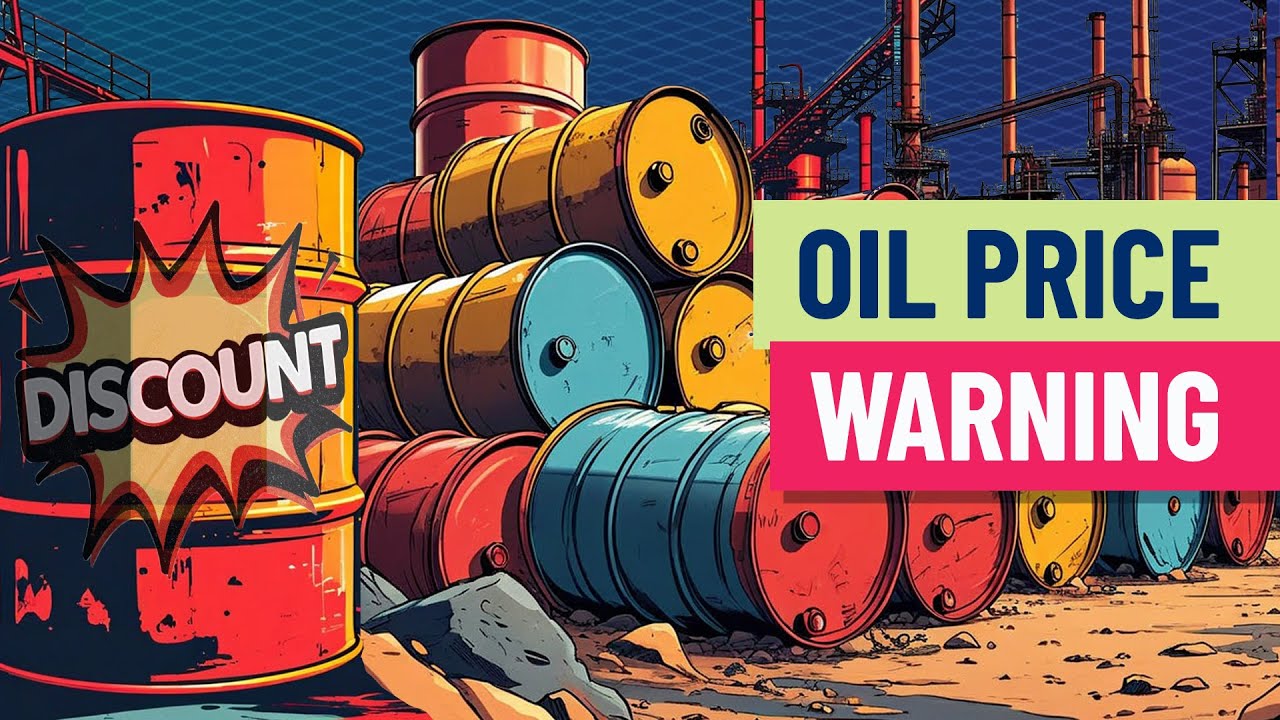 Crude oil prices could be headed sharply lower