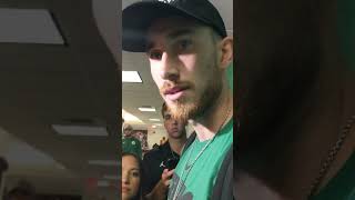 Gordon Hayward talks about his long-awaited return from his devastating injury #Celtics