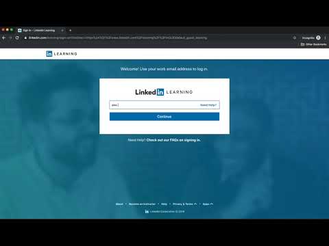 BMCC LinkedIn Learning Login Instructions