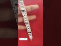new latest silver bracelet with price ll Chandi ka bracelet ll silver bracelet for men