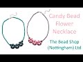 Candy Bead Flower Necklace DIY