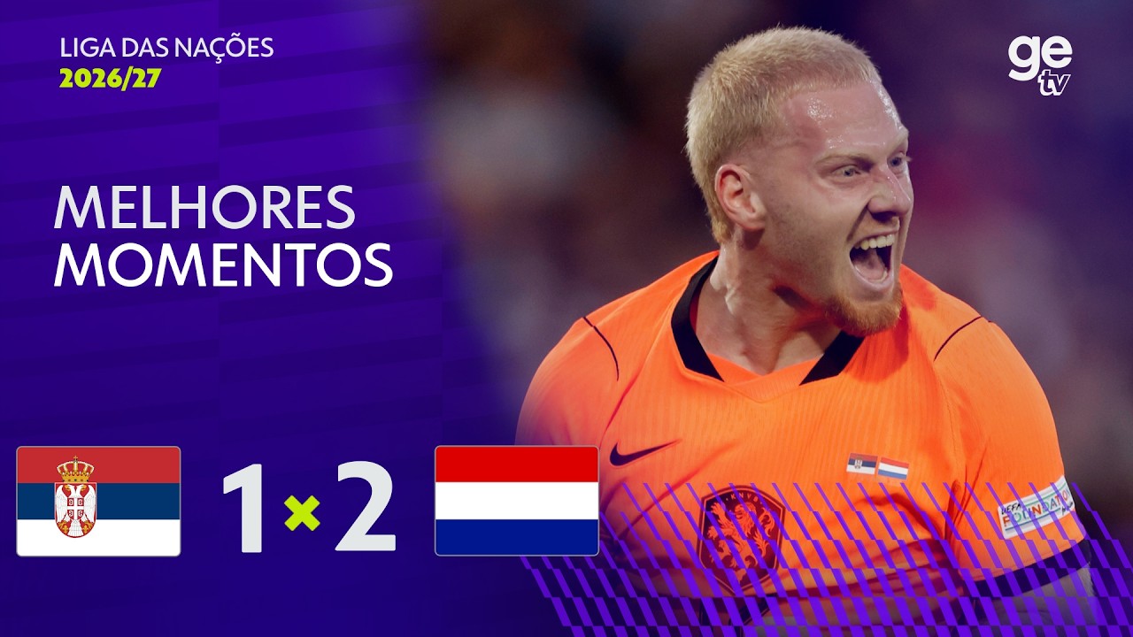 SÉRVIA 1 X 2 HOLANDA | MELHORES MOMENTOS | 2ª RODADA LIGA DAS NAÇÕES DA UEFA | ge tv
